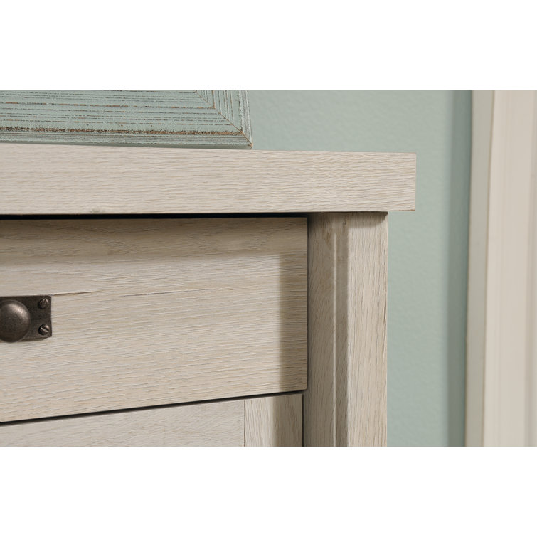 Chalked Chestnut Adjustable Shelving Office Cabinet