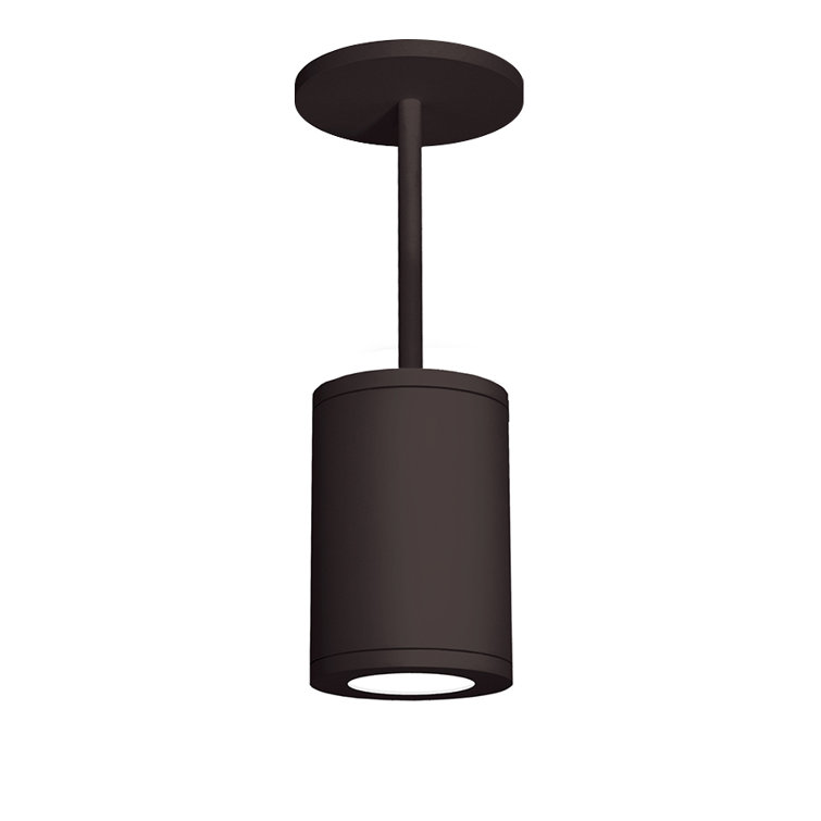 Bronze 6" LED Pendant Light with Aluminum Frame