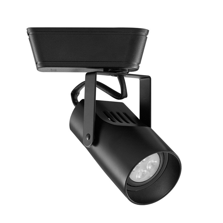 Sleek Black Aluminum LED Track Head for Modern Spaces