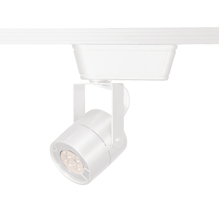 White Die-Cast Aluminum Adjustable Track Head