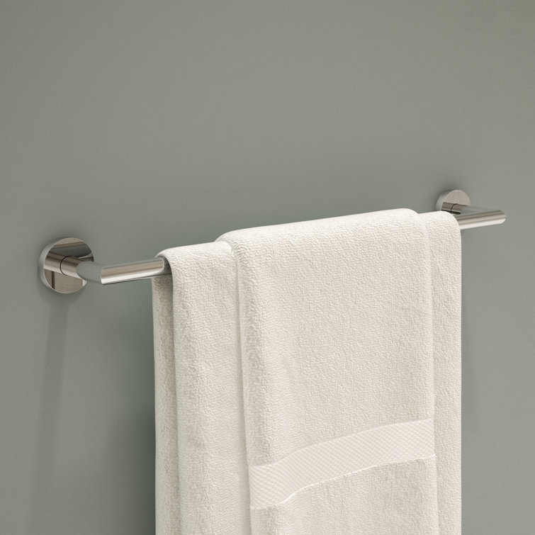 Identity Chrome 18-Inch Wall-Mounted Metal Towel Bar