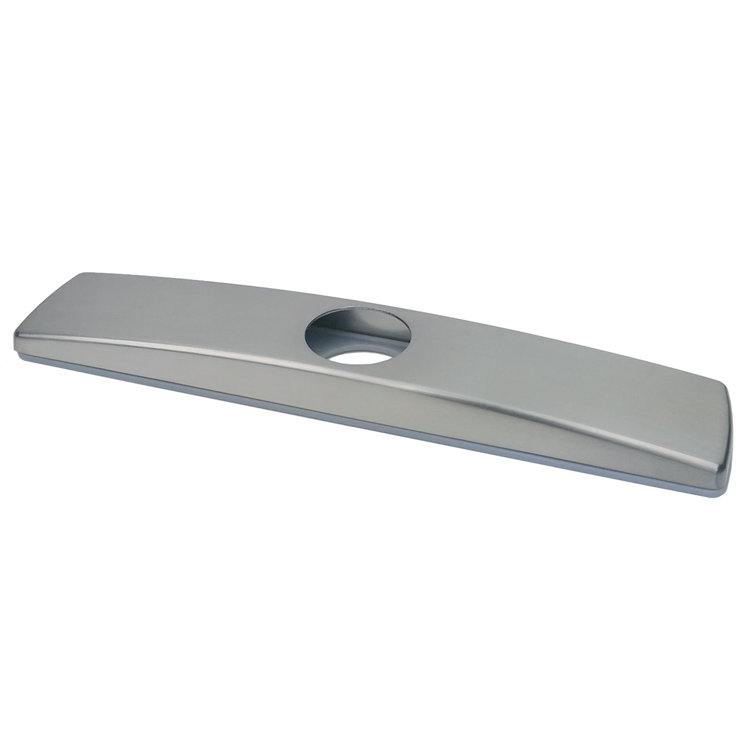 Stainless Steel Single-Hole Kitchen Sink Faucet Deck Plate