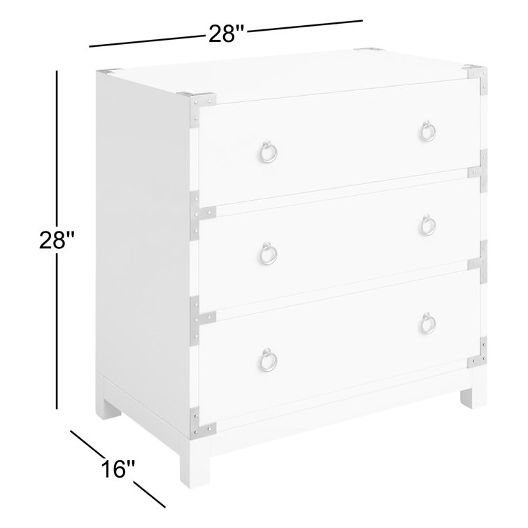 Forster 144'' Extra Deep Brown Campaign Chest with Ball Bearings