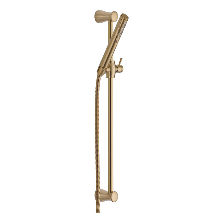 Champagne Bronze Adjustable Height Wall Mounted Handheld Shower