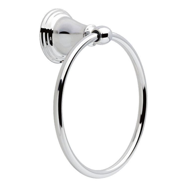 Chrome Wall Mounted Traditional Towel Ring