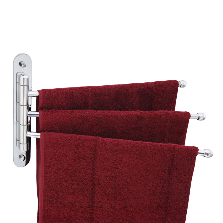 15'' Satin Nickel Stainless Steel Triple Swing Towel Bar