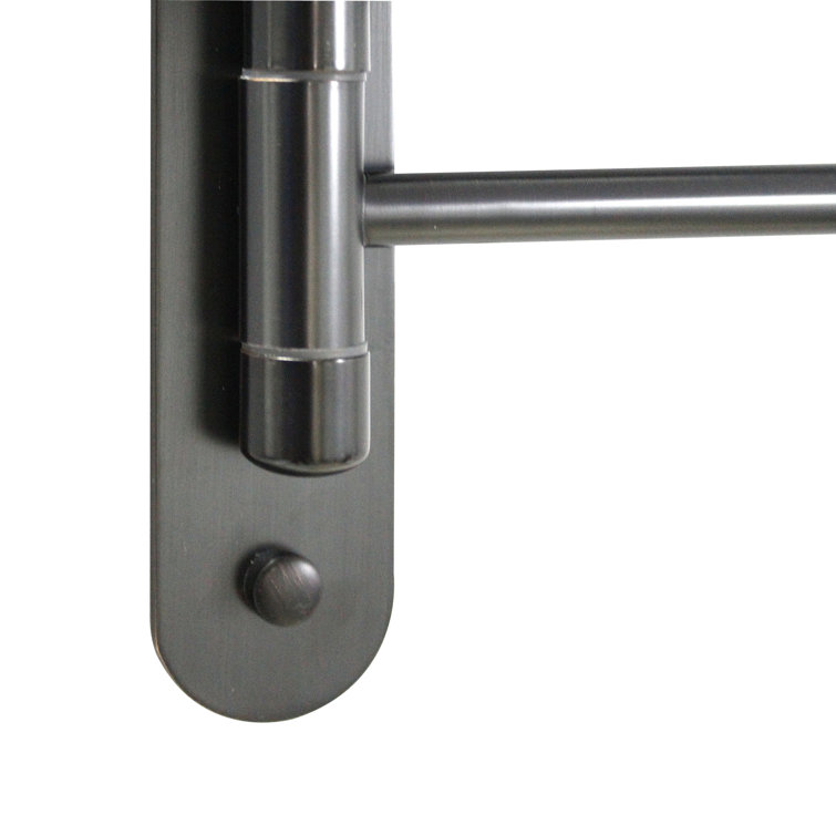 15'' Oil Rubbed Bronze Stainless Steel Triple Swing Towel Bar