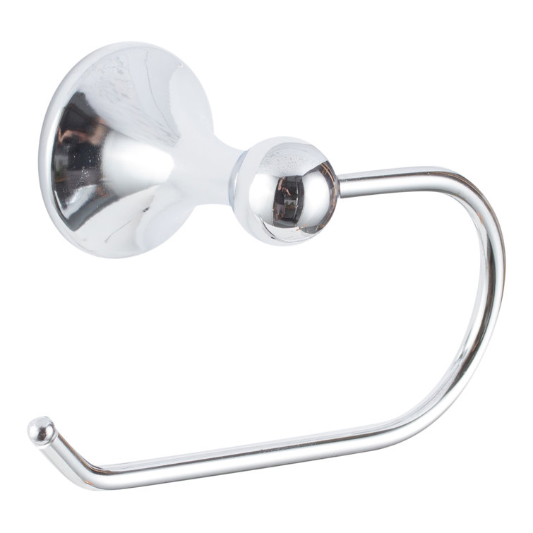 Polished Chrome Wall Mounted Toilet Paper Holder