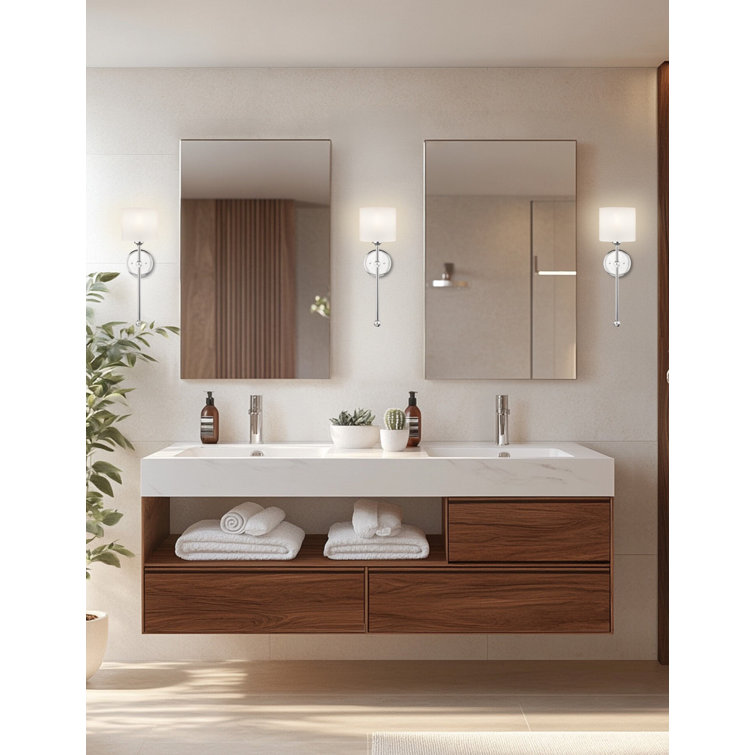 Sequoia 22" Polished Chrome Dimmable Wall Sconce