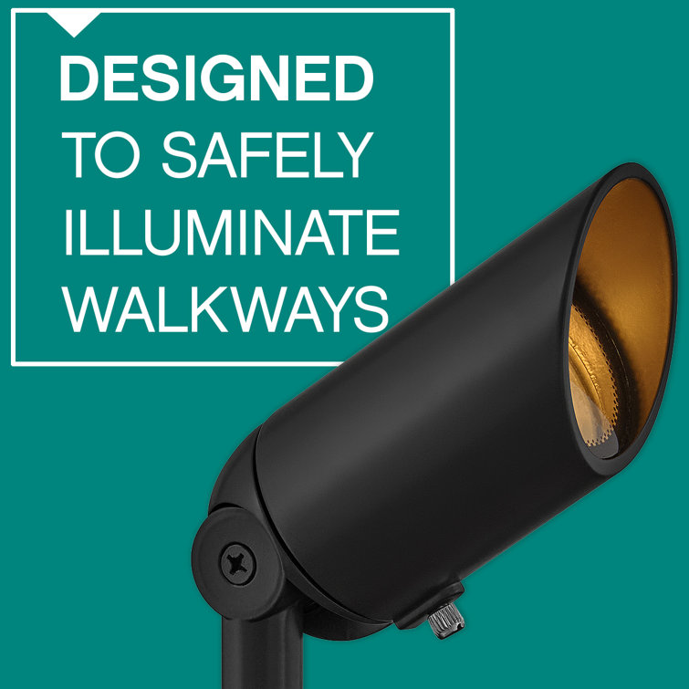 Satin Black Low Voltage LED Spot Light with Clear Lens