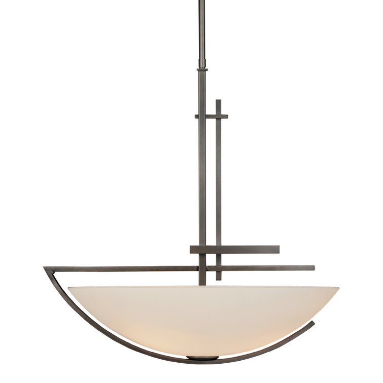 Ondrian Dark Smoke 3-Light Pendant with Sand Glass Bowl