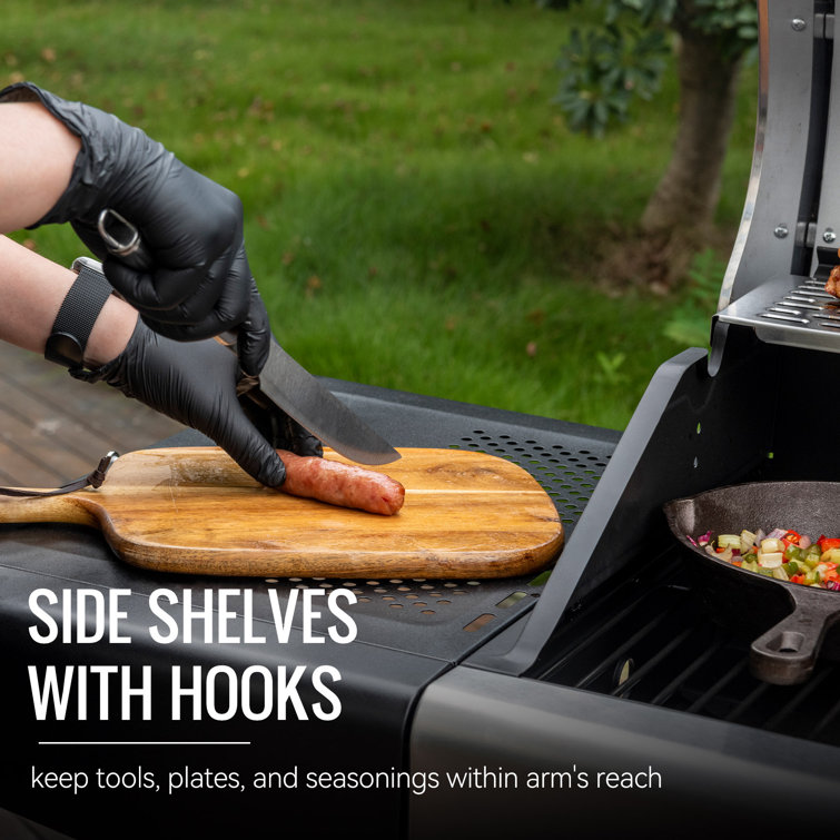 Royal Gourmet Dual Fuel Stainless Steel Gas and Charcoal Grill Combo
