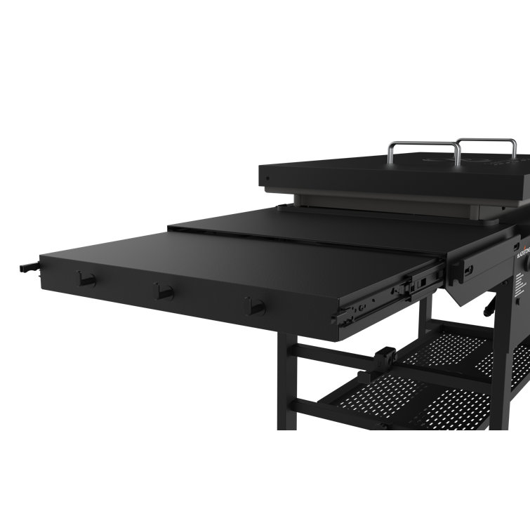 Blackstone 36" Black Omnivore Griddle with Hard Cover and Side Shelf