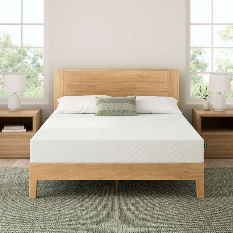 Full White 6-Inch Firm Memory Foam Mattress