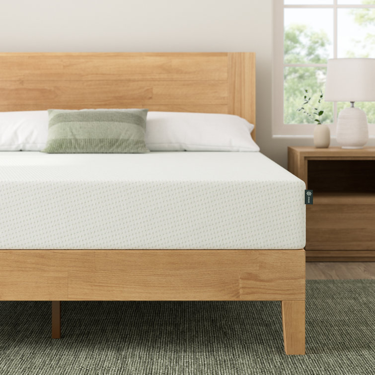 Full White 6-Inch Firm Memory Foam Mattress