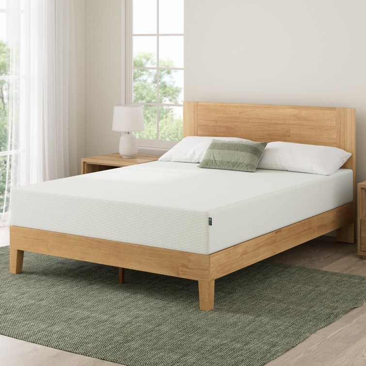 Full 12" White Memory Foam Mattress with Green Tea Infusion