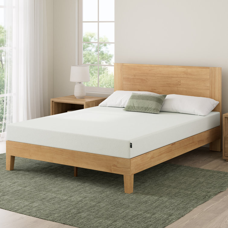 Full White 6-Inch Firm Memory Foam Mattress