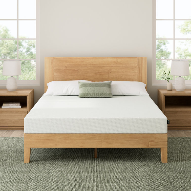 Full White 6-Inch Firm Memory Foam Mattress