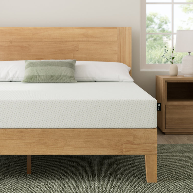 Full White 6-Inch Firm Memory Foam Mattress