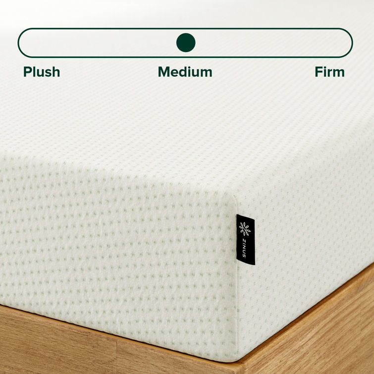 Full White 6-Inch Firm Memory Foam Mattress