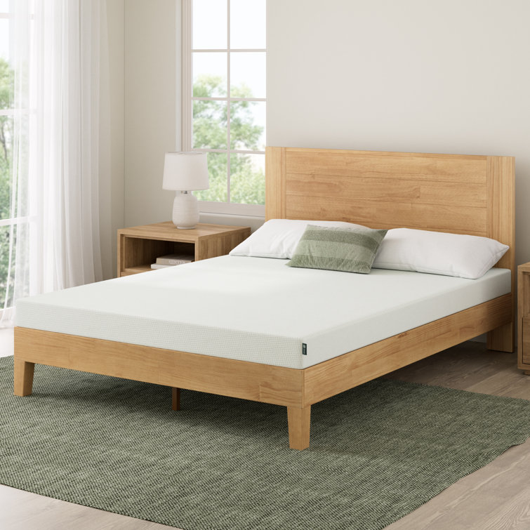 Full White 6-Inch Firm Memory Foam Mattress