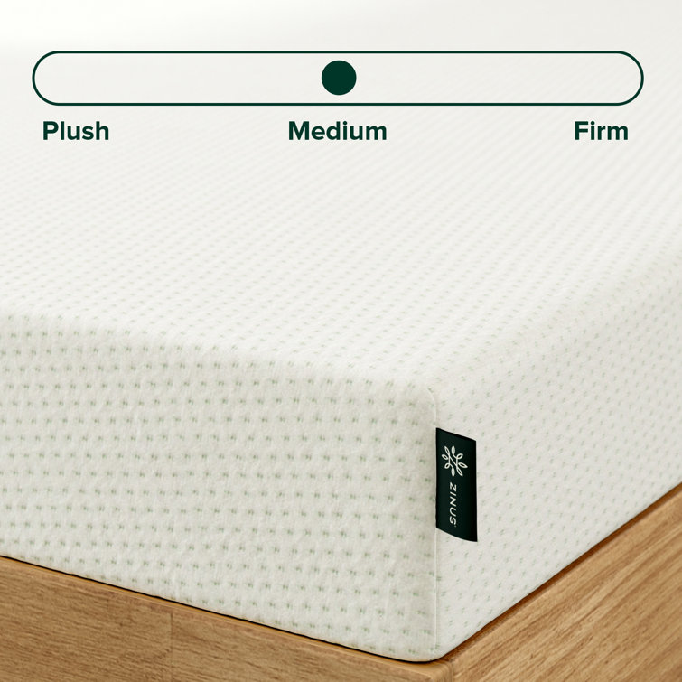 Full White 6-Inch Firm Memory Foam Mattress