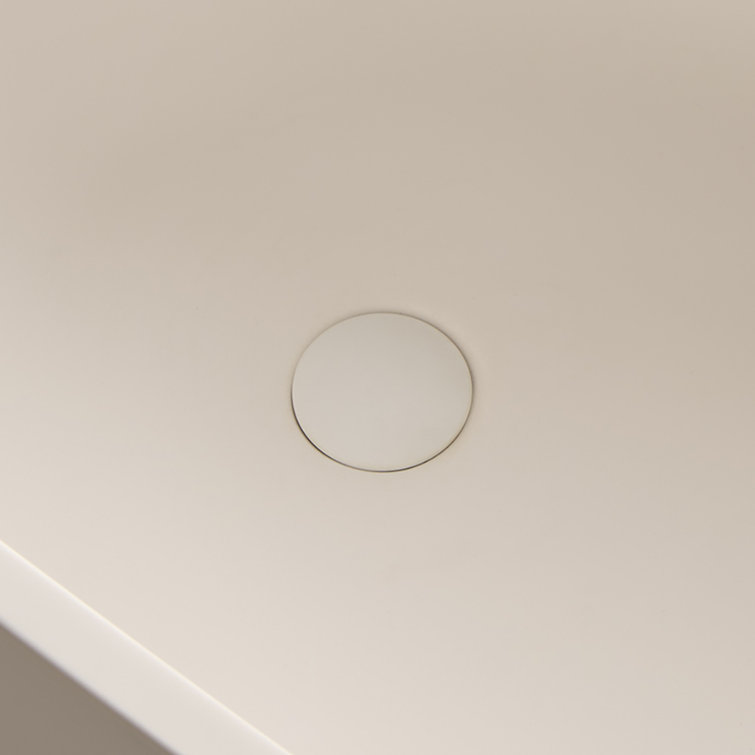 Matte White Oval Freestanding Solid Surface Bath Tub, 66-inch