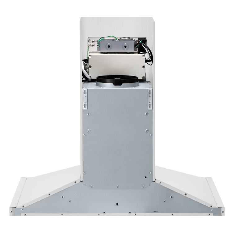 30" Stainless Steel Wall Mounted Range Hood with LED Lighting