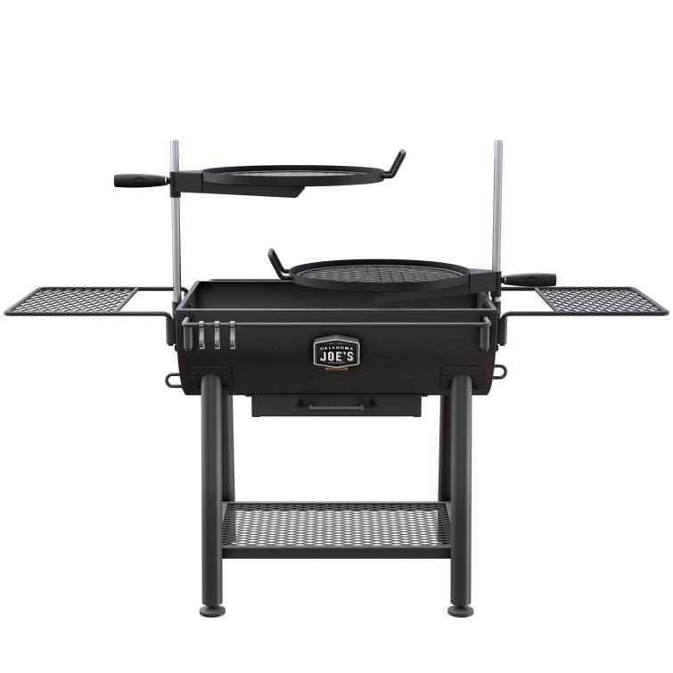 Oklahoma Joe's 47" Black Steel Charcoal/Wood Grill