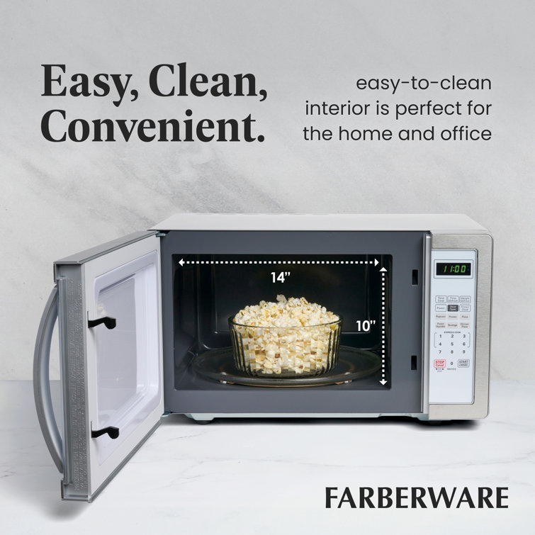Platinum White 1.1 cu. ft. Touch Control Microwave Oven