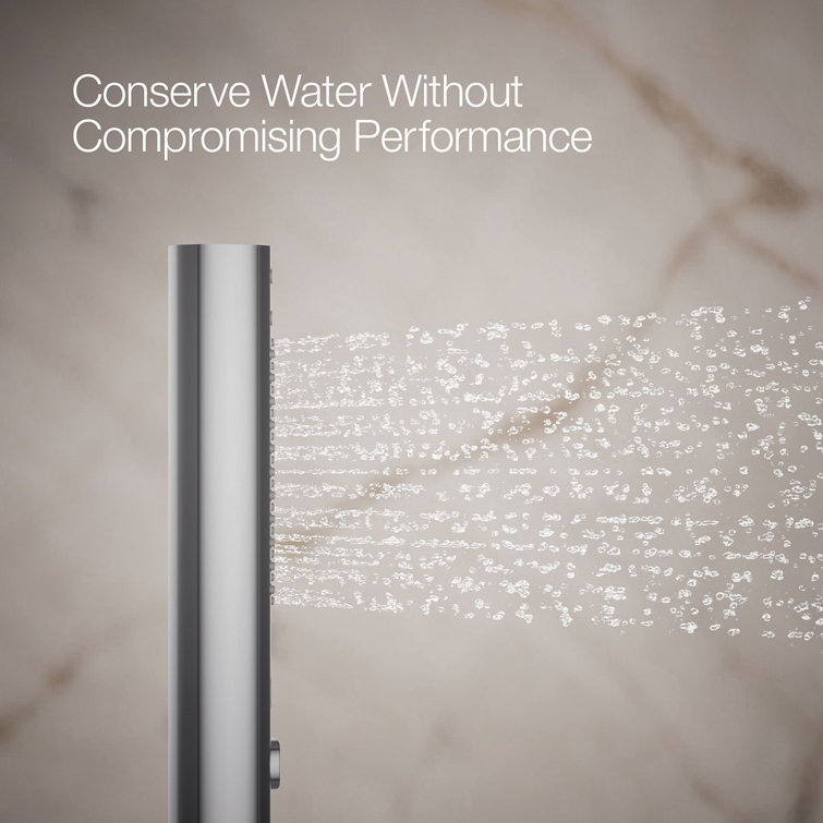 Polished Chrome Handheld Multifunction Wall Mounted Showerhead