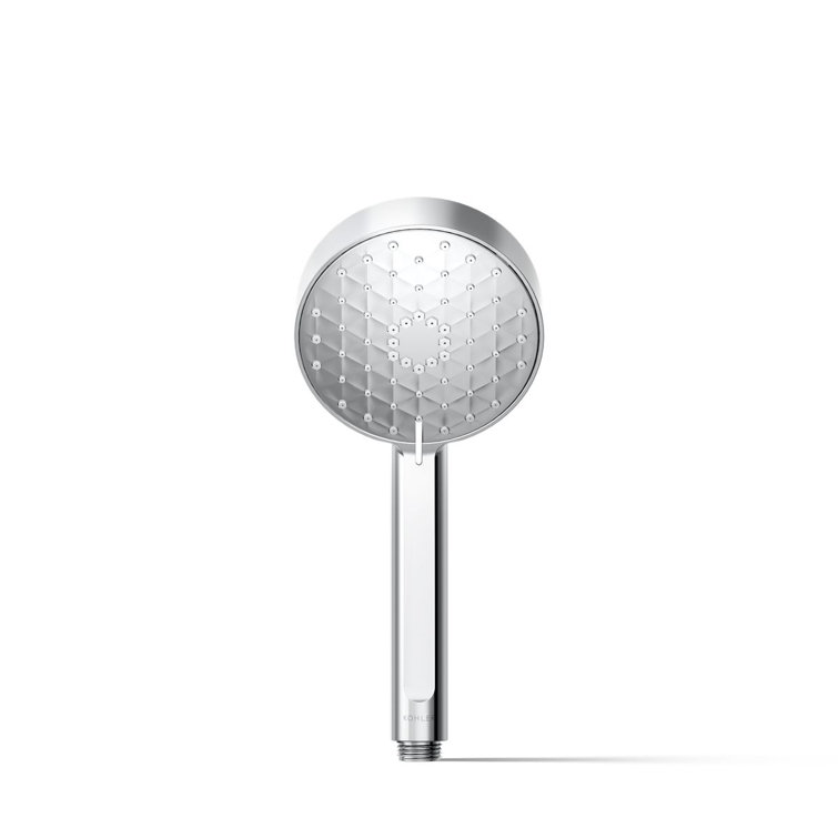 Polished Chrome Multifunction Handheld Showerhead with 3 Spray Settings