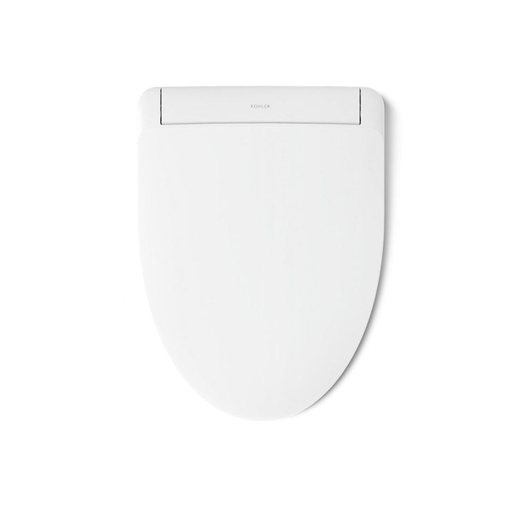PureWash E930 White Elongated Heated Bidet Toilet Seat with Remote