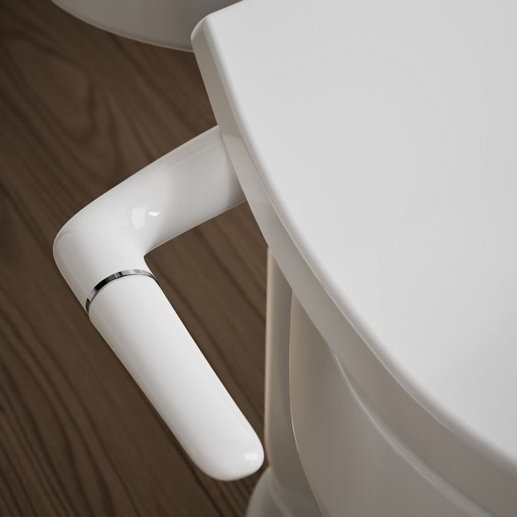 PureWash M250 White Manual Non-Electric Round Bidet Toilet Seat