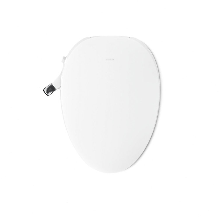 PureWash M300 White Elongated Manual Bidet Toilet Seat
