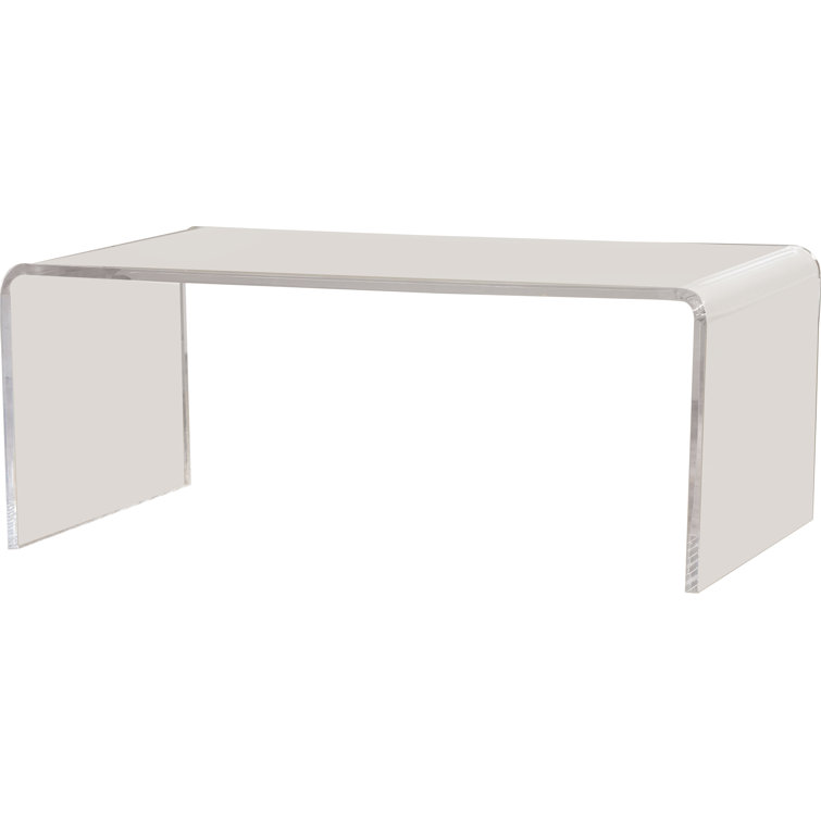 Crystal Clear Rectangular Acrylic Coffee Table
