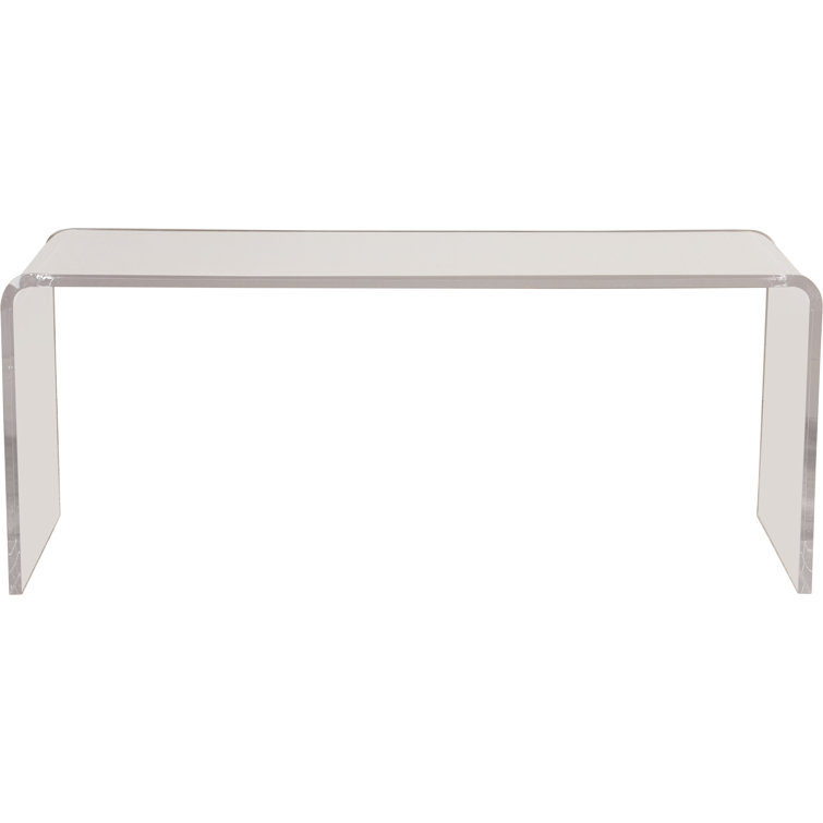Crystal Clear Rectangular Acrylic Coffee Table