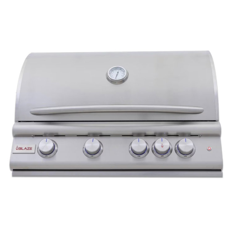 Blaze Premium 32-Inch Built-In Stainless Steel Gas Grill with Rotisserie