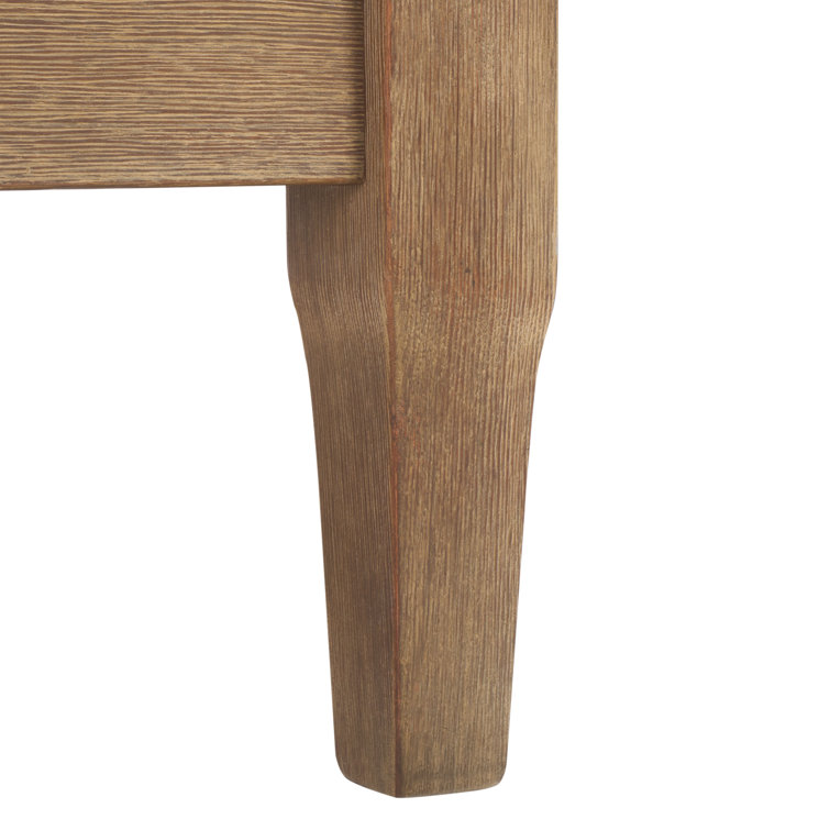 Natural Eucalyptus Outdoor Armchair with Brown Cushions