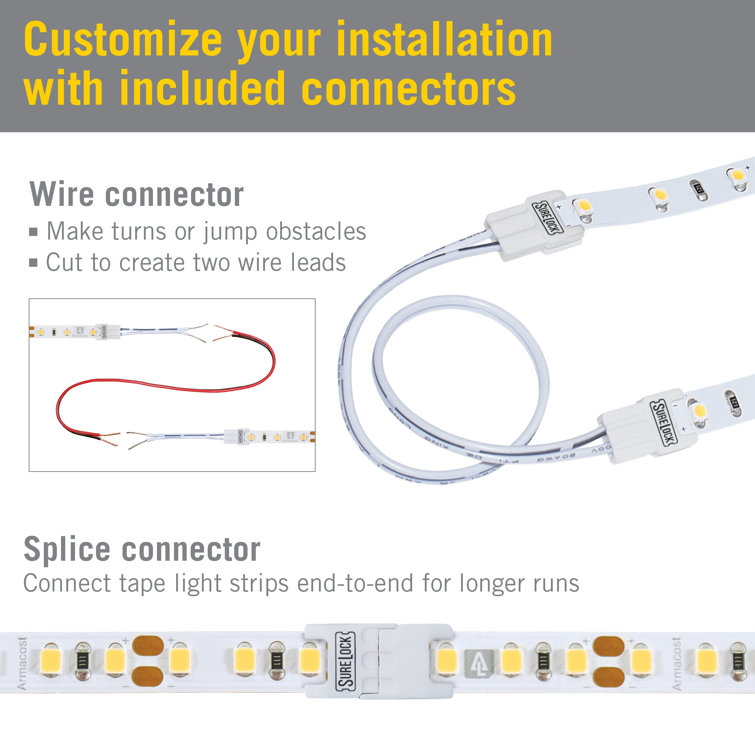 RibbonFlex Pro 24V Warm White LED Tape Light 8ft