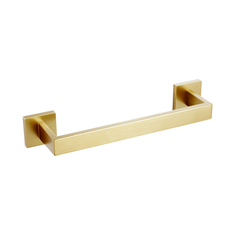 Brushed Gold Stainless Steel 12" Wall Mounted Towel Bar