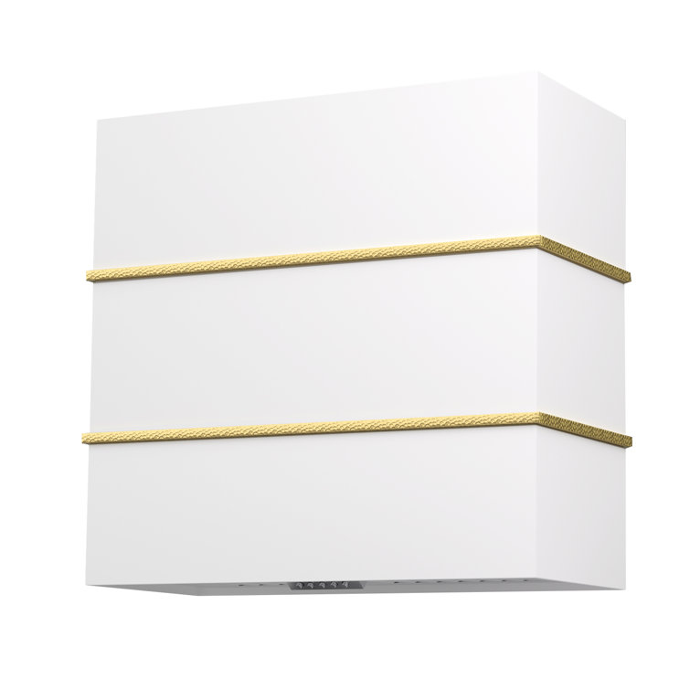 Akicon 30-Inch Stainless Steel Wall-Mounted Range Hood with LED Lights