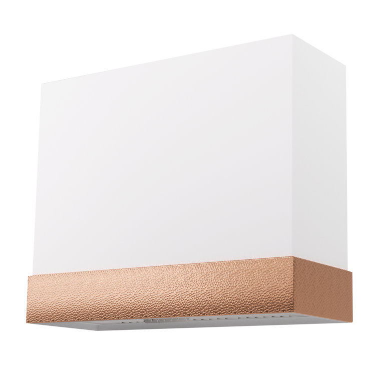 36-inch Stainless Steel Wall Mounted Range Hood with Copper Accents
