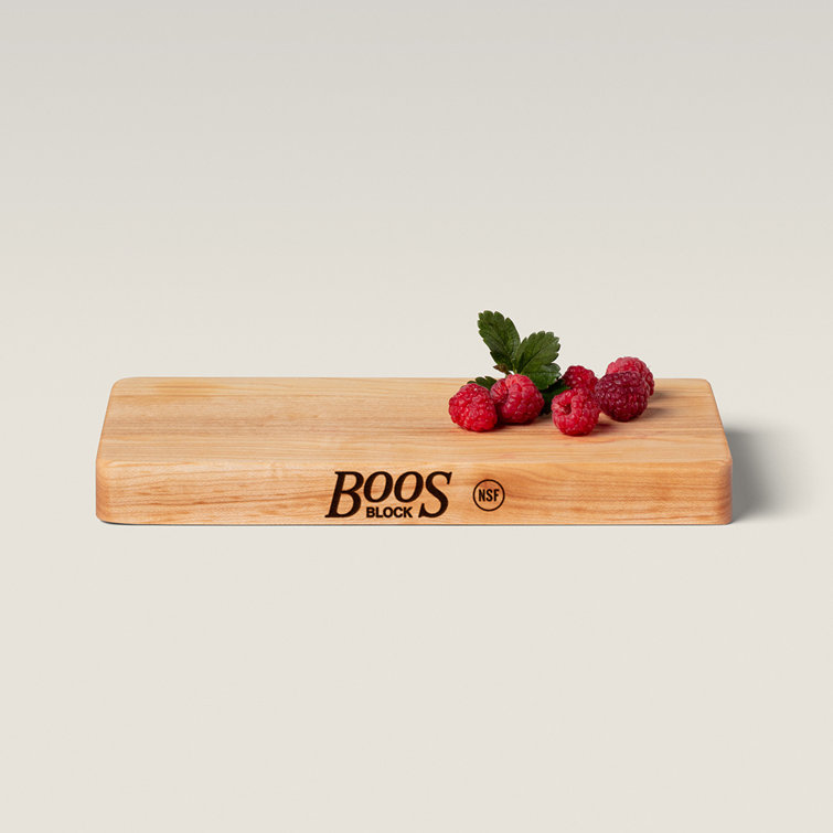 Small Rectangular Maple Wood Reversible Chopping Block