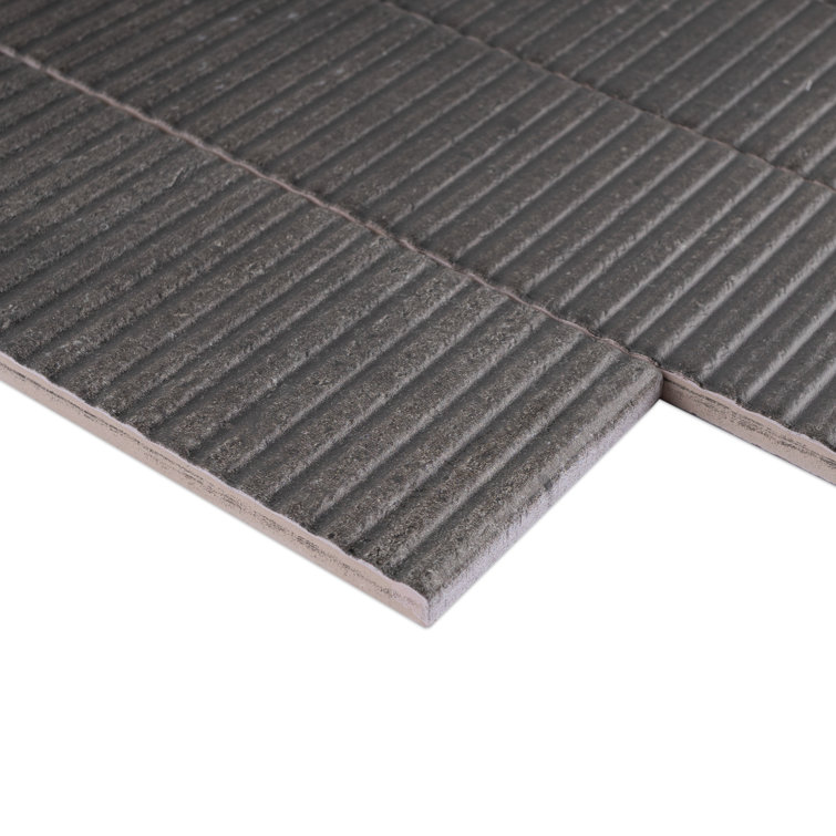 Noir Matte 3x12 Ceramic Subway Wall Tile