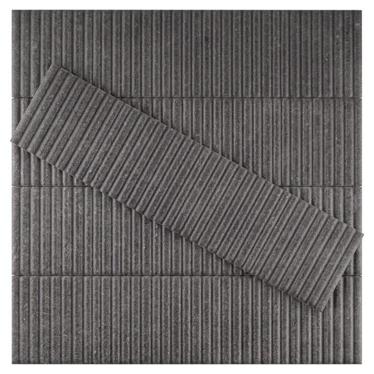 Noir Matte 3x12 Ceramic Subway Wall Tile