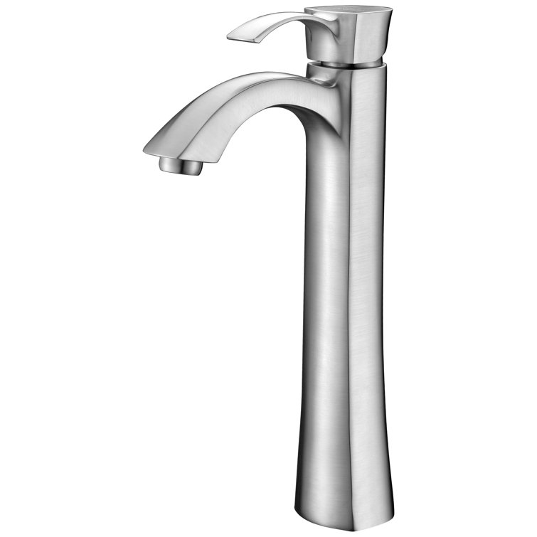 Harmony Series Brushed Nickel Minimalist Vessel Bathroom Faucet