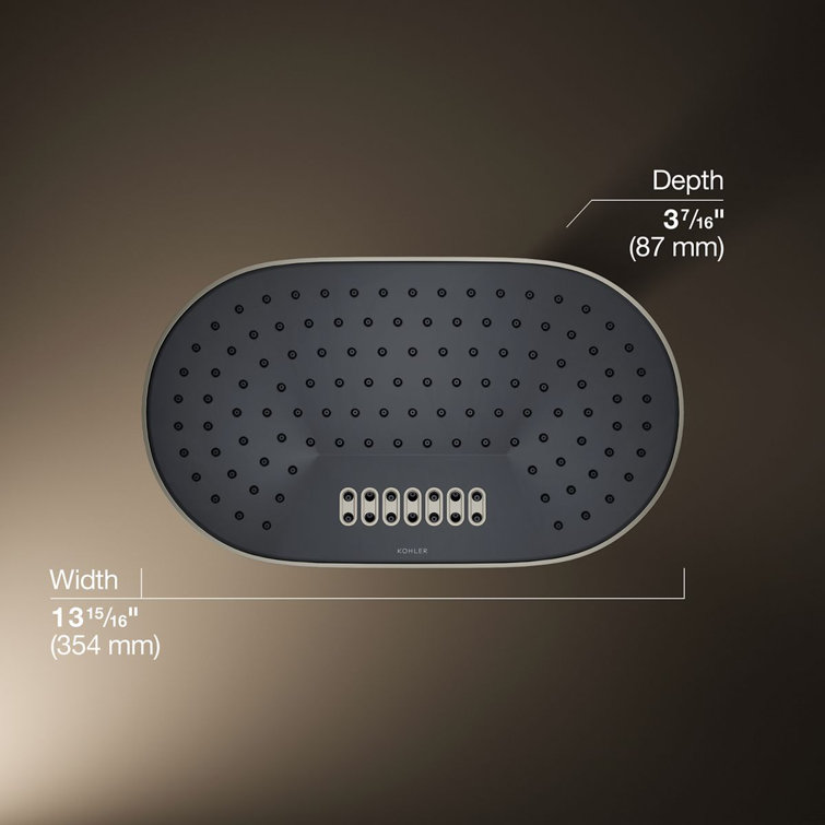 Vibrant Polished Nickel Ceiling Mounted Rain Shower Head