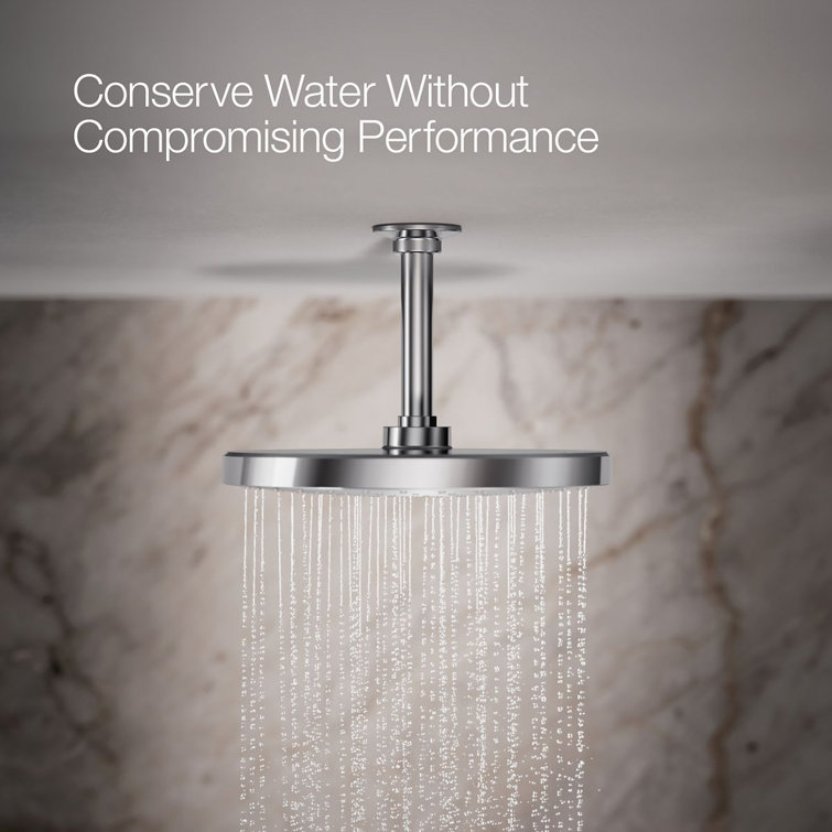 Awaken 10" Polished Chrome Wall or Ceiling Mount Rainhead