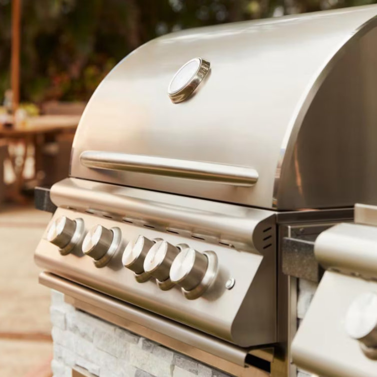 Blaze Premium 32-Inch Built-In Stainless Steel Gas Grill with Rotisserie